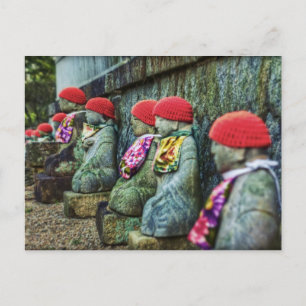 Eine Gruppe von Mönchen Postkarte