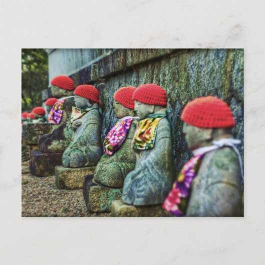 Eine Gruppe von Mönchen Postkarte (Vorderseite)