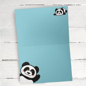 Eine Gruppe von Pandas zum Personalisierten Geburt Karte