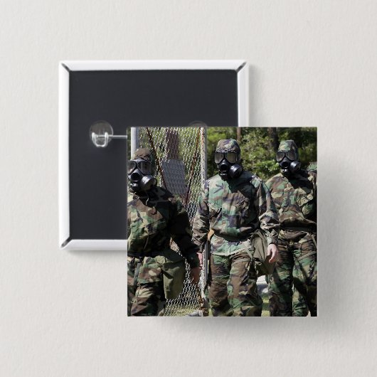 Eine Gruppe von Solar Challenge-Teilnehmern Button (Vorne & Hinten)