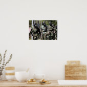 Eine Gruppe von Solar Challenge-Teilnehmern Poster (Küche)