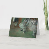 Eine Gruppe von Tänzern | Edgar Degas Karte (Vorderseite)