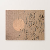 Eine Gruppe von Zugschneegänsen Puzzle (Horizontal)