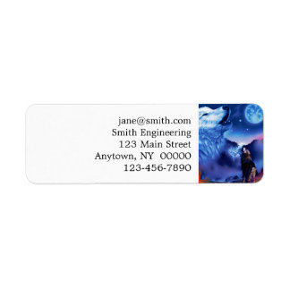 Eine Gruppe Wölfe in einer dunklen Nacht