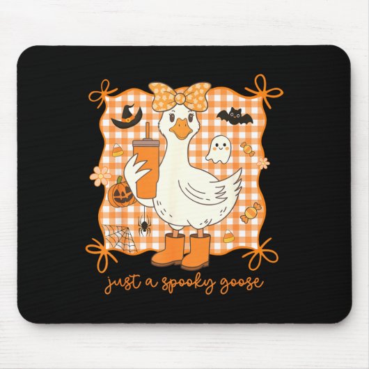 Eine gruselige Gans Halloween Dumm Gans Lustig Mousepad (Vorne)