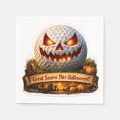 eine gruselige Halloween Serviette (Vorderseite)