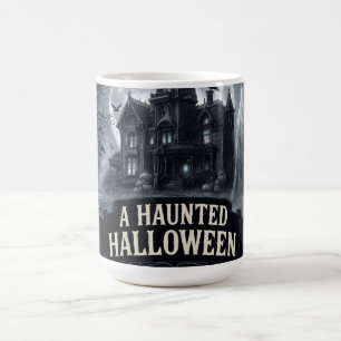 Eine gruselige Halloween-Vintage-Gothic-Illustrati Kaffeetasse