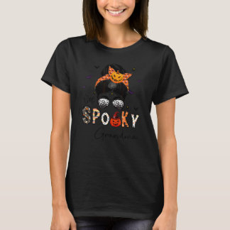 Eine gruselige Oma unordentlicher Dutt Oma Kürbis T-Shirt
