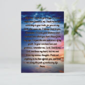 Eine Grußkarte für das Gebet Karte (Stehend Vorderseite)