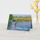 Eine Grußkarte für Fischer Karte (Gelbe Blume)