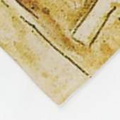 Eine Guinea Schweinegarten von Beatrix Potter Fleecedecke (Ecke)