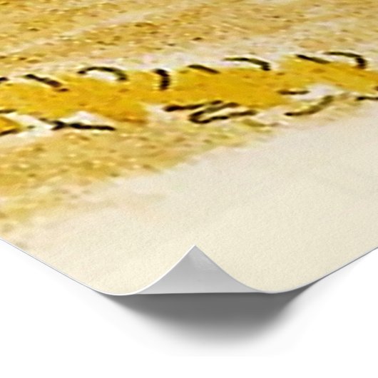 Eine Guinea Schweinegarten von Beatrix Potter Poster (Ecke)