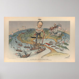 Eine gut angefangene Sache ist Hälfte getaner Poster