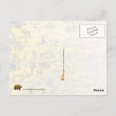 Eine gut gepflegte Karte von Alaska (Rückseite)