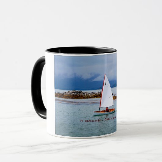 Eine gute Abenteuer-Tasse Tasse (Vorderseite Links)