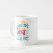 Eine gute Idee wird großartig, wenn man sie Lasse Kaffeetasse (Vorderseite Links)