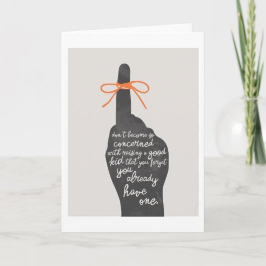 Eine gute Kid-5"x7"-Karte anheben Karte (Vorderseite)