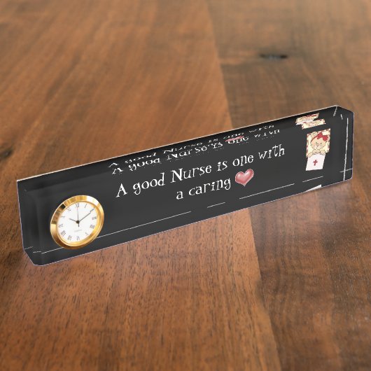 Eine gute Krankenschreibplatte Namensplakette (Seite)