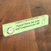 Eine gute Krankenschreibplatte Namensplakette (Seite)