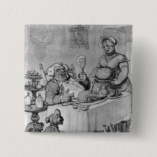 Eine gute Mahlzeit, Button (Vorderseite)