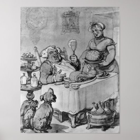 Eine gute Mahlzeit, Poster (Vorne)