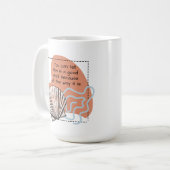 Eine gute Muschel Kaffeetasse (Vorderseite Links)