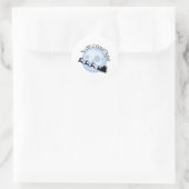 Eine gute Nacht Runder Aufkleber (Tasche)