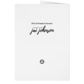 Eine gute Nickerchen-Grußkarte (Hinten)