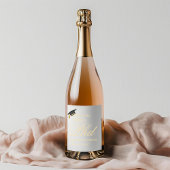 Eine gute Partnerschaft mit einer Master-Graduiert Weinetikett