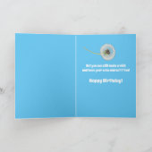 Eine gute Sache über Pandemie - keine Kerzen auf d Karte (Innenseite)