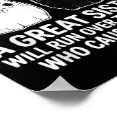 Eine gute Schwester wischen Ihre Tränen lustige Ka Poster (Ecke)