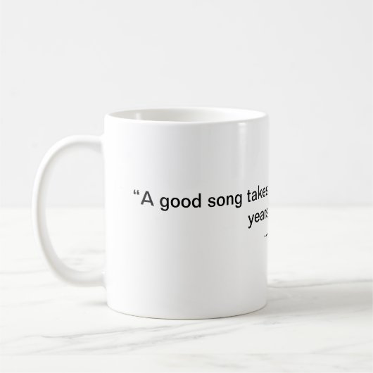 Eine gute Song-Tasse Kaffeetasse (Links)