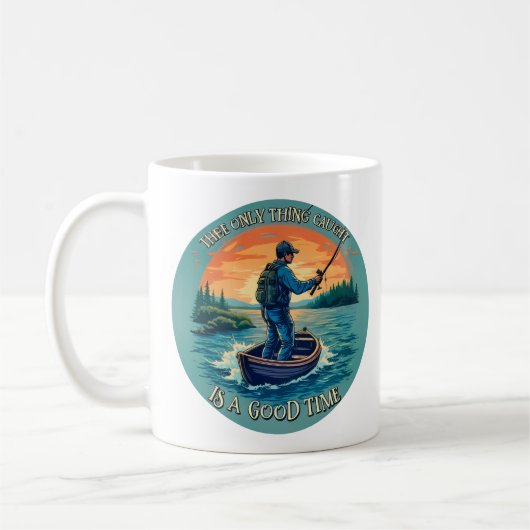 Eine gute Zeit erleben Kaffeetasse (Links)