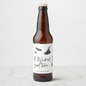Eine gute Zeit | Frohe Halloween Bierflaschenetikett (Vorderseite)