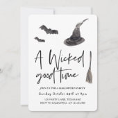 Eine gute Zeit | Frohe Halloween Einladung (Vorderseite)