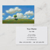 Eine gute Zeit, - Landschaftsmalerei GEWOHNHEIT zu Visitenkarte (Vorne/Hinten)