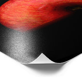 Eine Hälfte des Red Apple Fine Art Fotografen Fotodruck (Ecke)