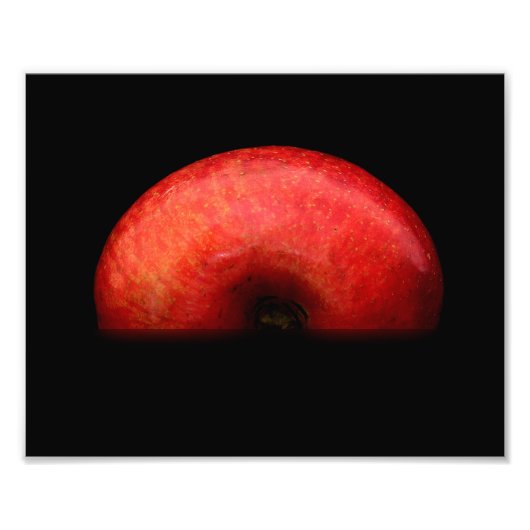 Eine Hälfte des Red Apple Fine Art Fotografen Fotodruck (Vorne)