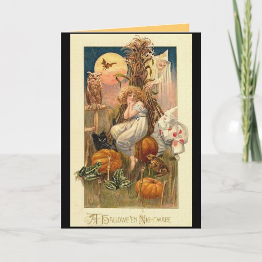 Eine Halloween-Albtraum-Karte Karte (Vorderseite)