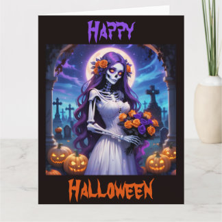 Eine Halloween-Braut Karte