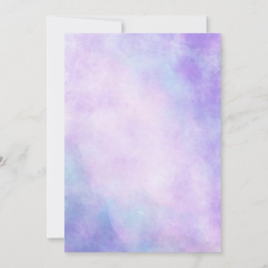 Eine Halloween Geburtstagsschablone Einladung (Rückseite)