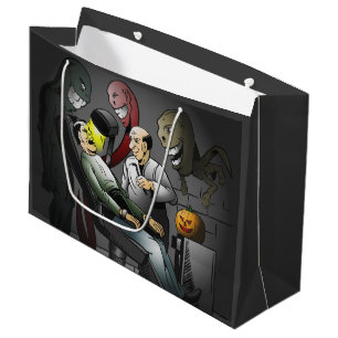 Eine Halloween-Nacht beim Zahnarzt Große Geschenktüte