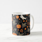 eine Halloween-Tasse-Tasse Kaffeetasse (VorderseiteRechts)