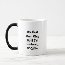 Eine Hand, eine Kaffeetasse