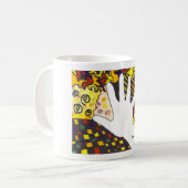 Eine Hand oben Kaffeetasse (Vorderseite Links)