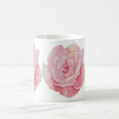 Eine handgezeichnete Rose Kaffeetasse (Mittel)