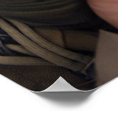 Eine Handvoll mit 40 mm Granaten Poster (Ecke)