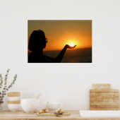 Eine Handvoll Sonnenschein Poster (Küche)