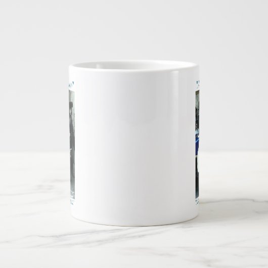 Eine Hanukkah-Tasse Jumbo-Tasse (Vorderseite)
