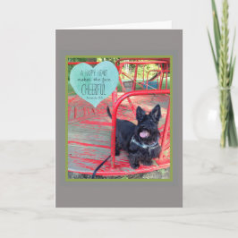 Eine Happy Heart Note Card Karte